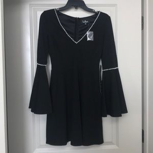 cute black dresses with sleeves